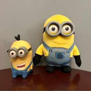 Minion Plush and Plastic Figure